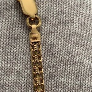 Italy 14kt gold bracelet